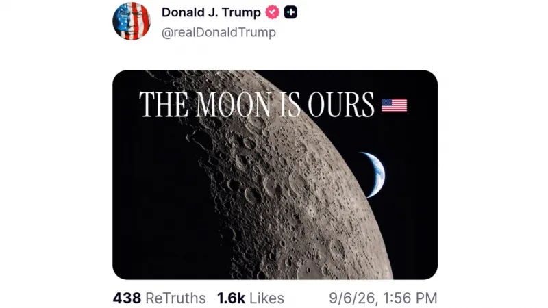 Trump Calls the Moon U.S. Property