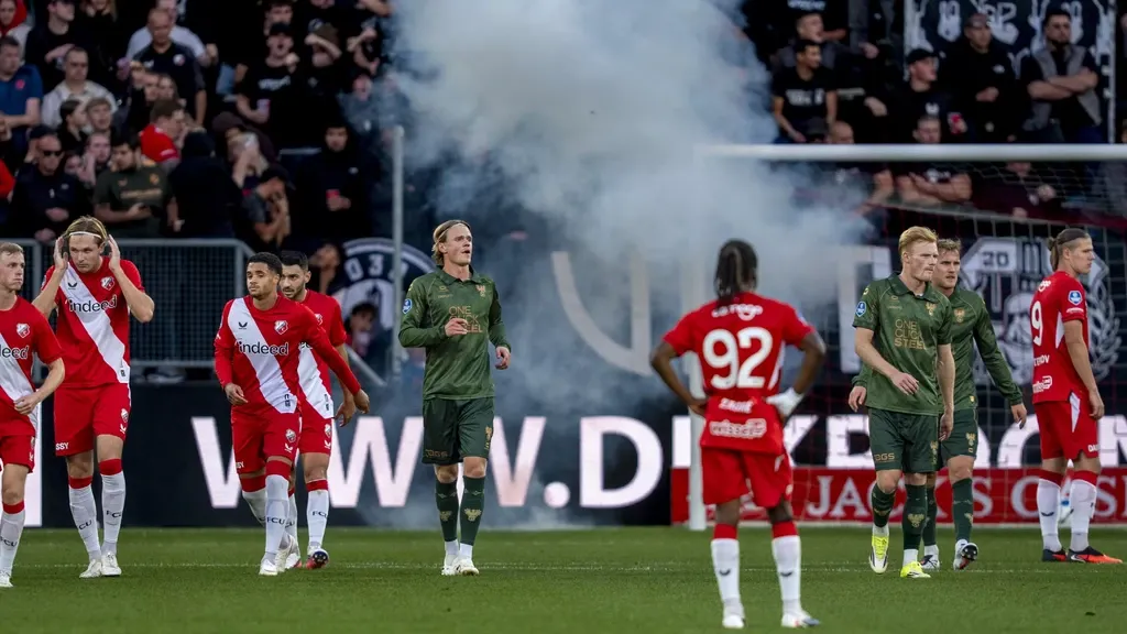 Football matches will now be stopped immediately if fireworks are thrown at the pitch or stands — finally a firm response