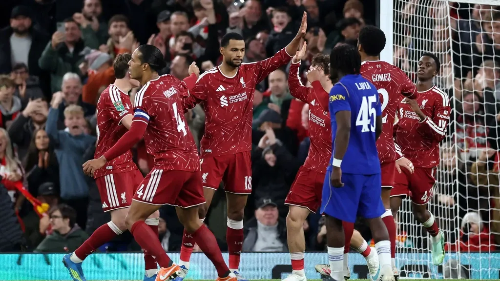 Liverpool defeats Chelsea in League Cup; Emegha misses penalty on debut