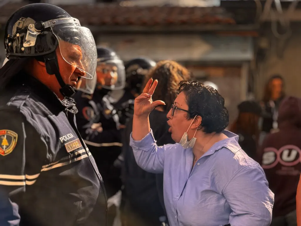 College of Europe’s Tirana office ransacked and torched amid student unrest
