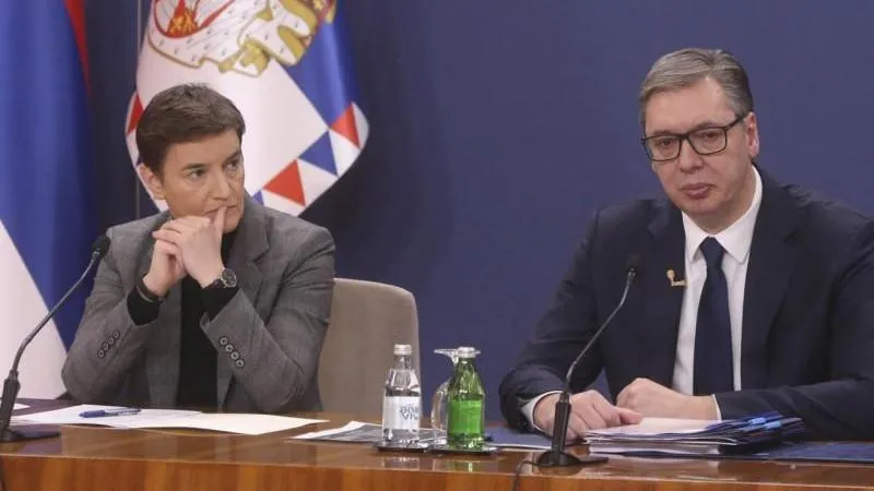 Vučić Transfers Presidential Duties to Acting Parliament Speaker Ana Brnabić