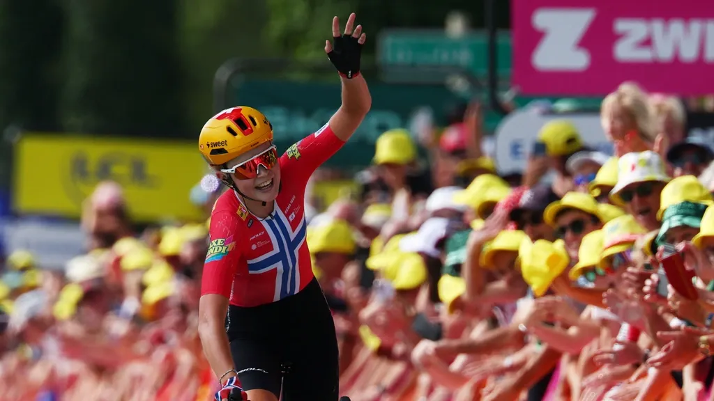 Norwegian Haugset Claims Day Win and Yellow Jersey After Heroic Nearly 90-Kilometre Solo