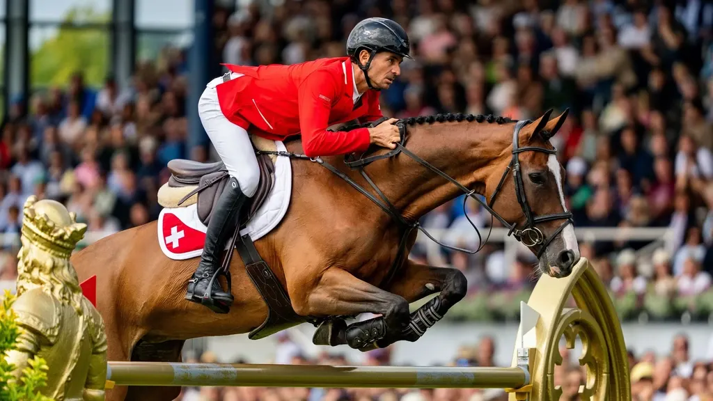 Show-jumping veteran Guerdat flawlessly claims first individual world title in Aachen