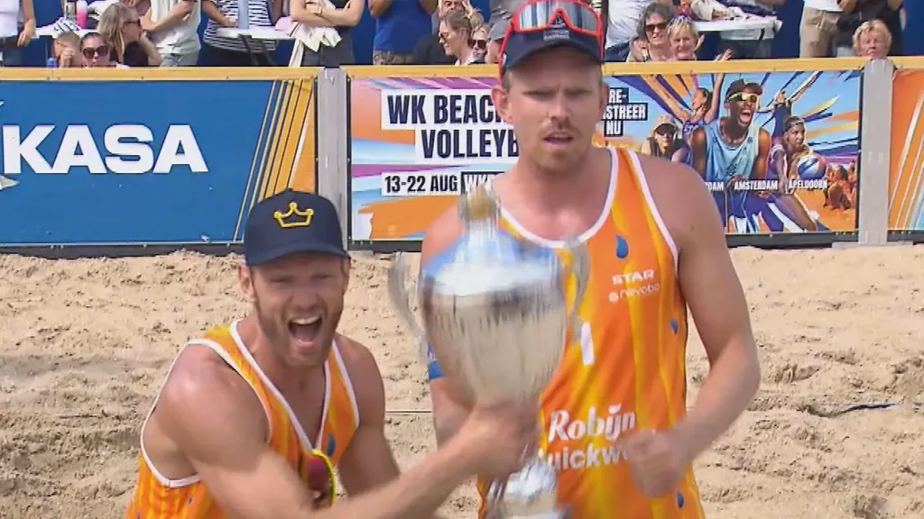 Boermans and Brouwer crowned Dutch beach volleyball champions together for the first time