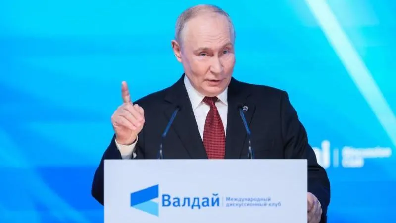 Russian president urges the West to rebuild trust