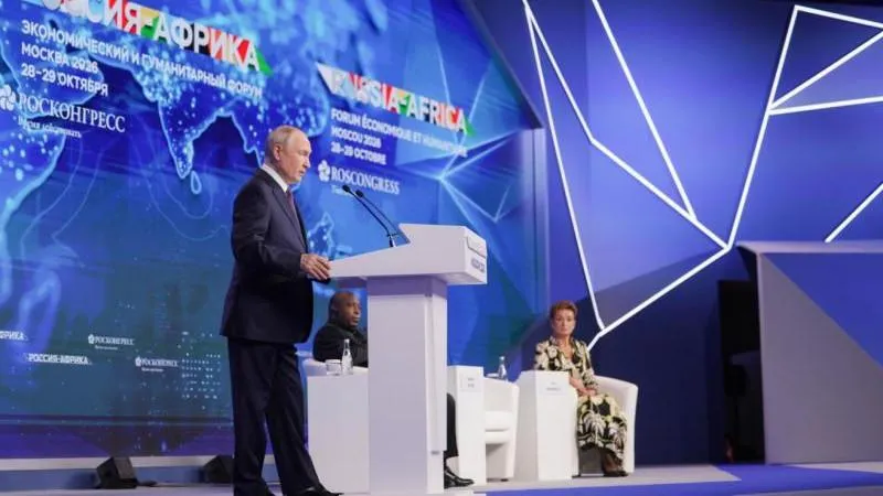 Putin sets out the aims of the Russia–Africa summit