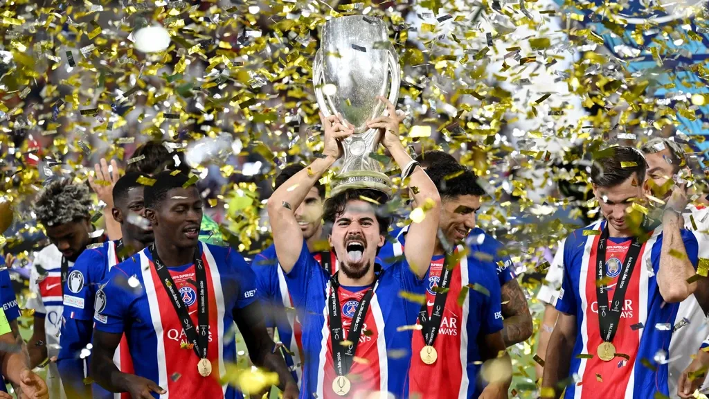 Paris Saint-Germain claims Super Cup as 17-year-old Villa striker Madjo makes his name