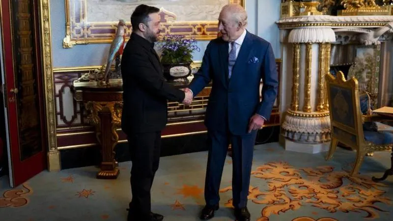 King Charles III met with Zelensky at Buckingham Palace — another Western display of support